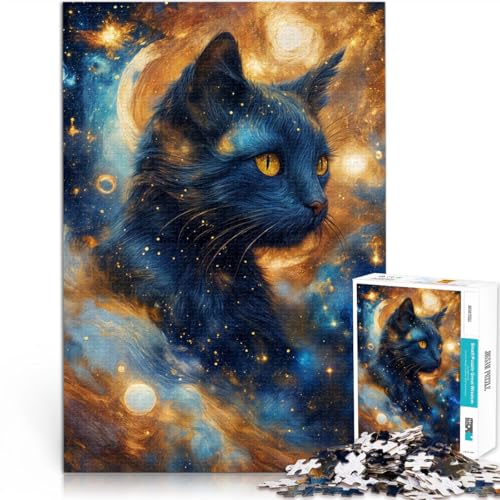 Puzzle für Erwachsene, 1000 Teile Galaxie-Katze Aus Holz für Kinder ab 14 Jahren Familienspaß Es eignet ganze Familie。Größe:50x75cm/19.6x29.5Zoll Puzzle für Erwachsene, 1000 Teile Galaxie-Katze Aus Holz für Kinder ab 14 Jahren Familienspaß Es eignet ganze Familie。Größe:50x75cm/19.6x29.5Zoll von CHTLIFQ