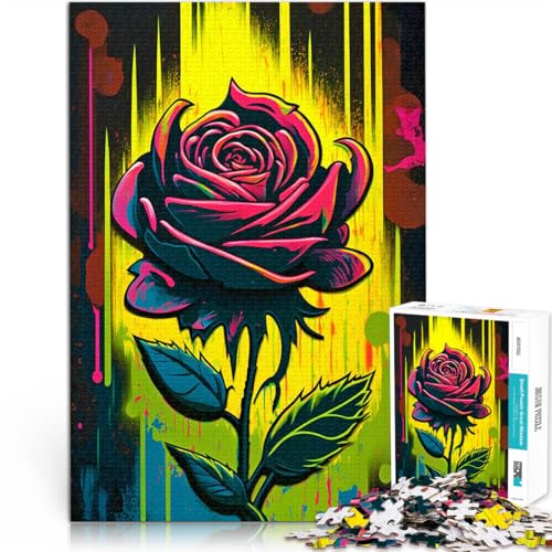 Puzzle für Erwachsene, 1000 Teile Gekritzelrose Aus Karton ab 14 Jahren Familienaktivitäten Geburtstagsgeschenk。Größe:26x38cm/10.2x14.9Zoll Puzzle für Erwachsene, 1000 Teile Gekritzelrose Aus Karton ab 14 Jahren Familienaktivitäten Geburtstagsgeschenk。Größe:26x38cm/10.2x14.9Zoll von CHTLIFQ