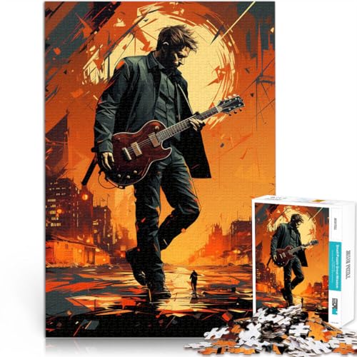 Puzzle für Erwachsene, 1000 Teile Gitarre und Mann Aus Karton ab 14 Jahren Herausforderndes Spiel Tolles Geschenk zum Spielen。Größe:26x38cm/10.2x14.9Zoll Puzzle für Erwachsene, 1000 Teile Gitarre und Mann Aus Karton ab 14 Jahren Herausforderndes Spiel Tolles Geschenk zum Spielen。Größe:26x38cm/10.2x14.9Zoll von CHTLIFQ