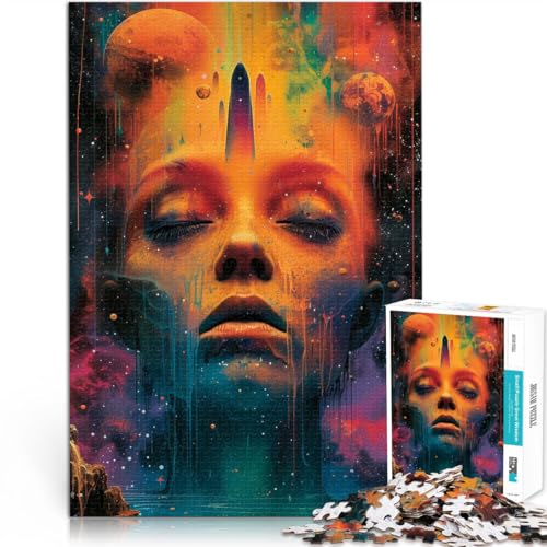 Puzzle für Erwachsene, 1000 Teile Kosmische Frau Aus Karton für Kinder ab 14 Jahren Spiel Wanddekoration Einzigartige Geschenke zum Geburtstag und zu Weihnachten。Größe:26x38cm/10.2x14.9Zoll Puzzle für Erwachsene, 1000 Teile Kosmische Frau Aus Karton für Kinder ab 14 Jahren Spiel Wanddekoration Einzigartige Geschenke zum Geburtstag und zu Weihnachten。Größe:26x38cm/10.2x14.9Zoll von CHTLIFQ