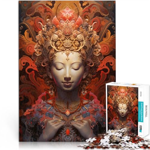 Puzzle für Erwachsene, 1000 Teile Kuan in der Kunst Aus Holz ab 14 Jahren Unmögliches Spiel Geschenke zum 。Größe:50x75cm/19.6x29.5Zoll Puzzle für Erwachsene, 1000 Teile Kuan in der Kunst Aus Holz ab 14 Jahren Unmögliches Spiel Geschenke zum 。Größe:50x75cm/19.6x29.5Zoll von CHTLIFQ