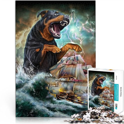 Puzzle für Erwachsene, 1000 Teile Monster Rottweiler Kraken Aus Karton ab 14 Jahren Schönes DesignspielSchönes Designspiel EIN Kunstwerk。Größe:26x38cm/10.2x14.9Zoll Puzzle für Erwachsene, 1000 Teile Monster Rottweiler Kraken Aus Karton ab 14 Jahren Schönes DesignspielSchönes Designspiel EIN Kunstwerk。Größe:26x38cm/10.2x14.9Zoll von CHTLIFQ