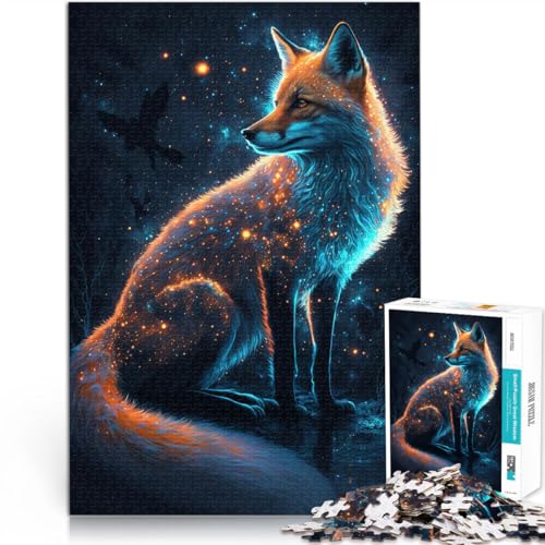 Puzzle für Erwachsene, 1000 Teile Neonfuchs Aus Karton ab 14 Jahren Lernspielzeug für die ganze Familie Spiele Spielzeug Geschenk。Größe:38x52cm/14.9x20.4Zoll Puzzle für Erwachsene, 1000 Teile Neonfuchs Aus Karton ab 14 Jahren Lernspielzeug für die ganze Familie Spiele Spielzeug Geschenk。Größe:38x52cm/14.9x20.4Zoll von CHTLIFQ
