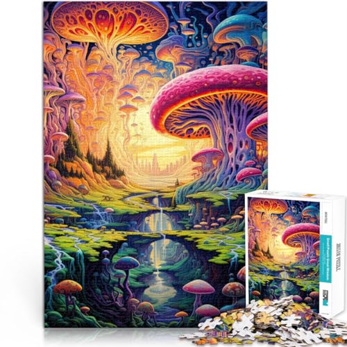 Puzzle für Erwachsene, 1000 Teile Psychedelische Kunst Aus Karton ab 14 Jahren Herausforderndes Spiel Tolles Geschenk zum Spielen。Größe:26x38cm/10.2x14.9Zoll Puzzle für Erwachsene, 1000 Teile Psychedelische Kunst Aus Karton ab 14 Jahren Herausforderndes Spiel Tolles Geschenk zum Spielen。Größe:26x38cm/10.2x14.9Zoll von CHTLIFQ
