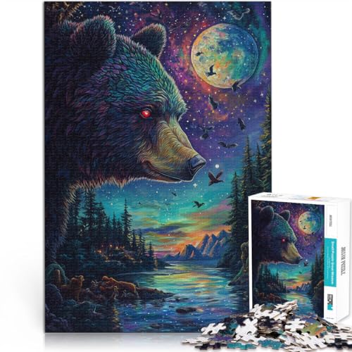 Puzzle für Erwachsene, 1000 Teile Rotaugenbär Aus Karton ab 14 Jahren Analyse und Logik Geburtstagsgeschenke。Größe:26x38cm/10.2x14.9Zoll Puzzle für Erwachsene, 1000 Teile Rotaugenbär Aus Karton ab 14 Jahren Analyse und Logik Geburtstagsgeschenke。Größe:26x38cm/10.2x14.9Zoll von CHTLIFQ