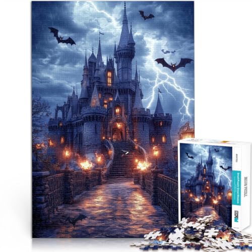 Puzzle für Erwachsene, 1000 Teile Spukschloss im Sturm Aus Holz ab 14 Jahren Puzzlespiel Angeboten als Geschenk für die ganze Familie。Größe:50x75cm/19.6x29.5Zoll Puzzle für Erwachsene, 1000 Teile Spukschloss im Sturm Aus Holz ab 14 Jahren Puzzlespiel Angeboten als Geschenk für die ganze Familie。Größe:50x75cm/19.6x29.5Zoll von CHTLIFQ