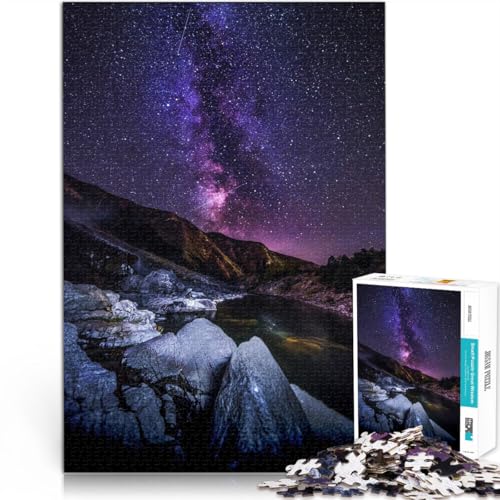 Puzzle für Erwachsene, 1000 Teile Sternenhimmel Sternschnuppen Aus Holz ab 14 Jahren Unmögliches Spiel Geschenke zum 。Größe:50x75cm/19.6x29.5Zoll Puzzle für Erwachsene, 1000 Teile Sternenhimmel Sternschnuppen Aus Holz ab 14 Jahren Unmögliches Spiel Geschenke zum 。Größe:50x75cm/19.6x29.5Zoll von CHTLIFQ