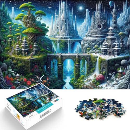Puzzle für Erwachsene, 1000 Teile Verzauberte Weltlandschaftskunst Aus Karton für Kinder ab 14 Jahren Familienspiele Angebot als Geschenk für die ganze Familie。Größe:38x52cm/14.9x20.4Zoll Puzzle für Erwachsene, 1000 Teile Verzauberte Weltlandschaftskunst Aus Karton für Kinder ab 14 Jahren Familienspiele Angebot als Geschenk für die ganze Familie。Größe:38x52cm/14.9x20.4Zoll von CHTLIFQ