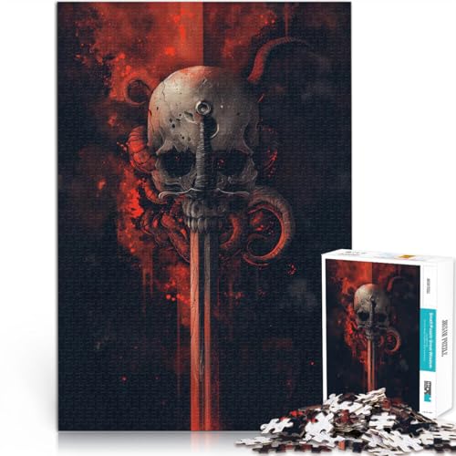 Puzzle für Erwachsene, 2000 Teile Das Totenkopfschwert Aus Karton ab 14 Jahren Praktisches Spiel Weihnachtsspiel Geschenke für Frauen。Größe:70x100cm/27.5x39.3Zoll Puzzle für Erwachsene, 2000 Teile Das Totenkopfschwert Aus Karton ab 14 Jahren Praktisches Spiel Weihnachtsspiel Geschenke für Frauen。Größe:70x100cm/27.5x39.3Zoll von CHTLIFQ