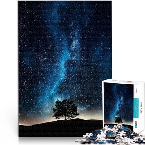 Puzzle für Erwachsene, 2000 Teile Epischer kosmischer Baum Aus Karton ab 14 Jahren Staycation: Zeit totschlagen Geschenkideen。Größe：70x100cm/27.5x39.3Zoll von CHTLIFQ