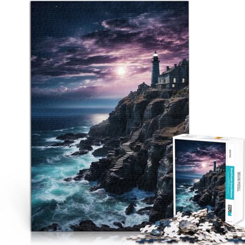 Puzzle für Erwachsene, 2000 Teile Leuchtturm bei Nacht Aus Karton für Kinder ab 14 Jahren Pädagogisches Lernspielzeug Familienspiele Geburtstagsgeschenk。Größe:70x100cm/27.5x39.3Zoll Puzzle für Erwachsene, 2000 Teile Leuchtturm bei Nacht Aus Karton für Kinder ab 14 Jahren Pädagogisches Lernspielzeug Familienspiele Geburtstagsgeschenk。Größe:70x100cm/27.5x39.3Zoll von CHTLIFQ