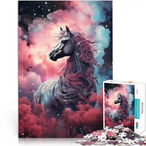 Puzzle für Erwachsene, 2000 Teile Retro-Galaxie-Pferd Aus Karton für Kinder ab 14 Jahren Quizspiel Lustige Aktivitäten für zu Hause, Geburtstagsgeschenk, Reisegeschenke。Größe:70x100cm/27.5x39.3Zoll Puzzle für Erwachsene, 2000 Teile Retro-Galaxie-Pferd Aus Karton für Kinder ab 14 Jahren Quizspiel Lustige Aktivitäten für zu Hause, Geburtstagsgeschenk, Reisegeschenke。Größe:70x100cm/27.5x39.3Zoll von CHTLIFQ