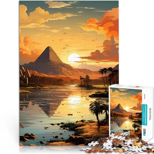 Puzzle für Erwachsene, 2000 Teile Sonnenuntergangspyramide Aus Karton ab 14 Jahren für die Heimdekoration Geschenkideen。Größe:70x100cm/27.5x39.3Zoll Puzzle für Erwachsene, 2000 Teile Sonnenuntergangspyramide Aus Karton ab 14 Jahren für die Heimdekoration Geschenkideen。Größe:70x100cm/27.5x39.3Zoll von CHTLIFQ