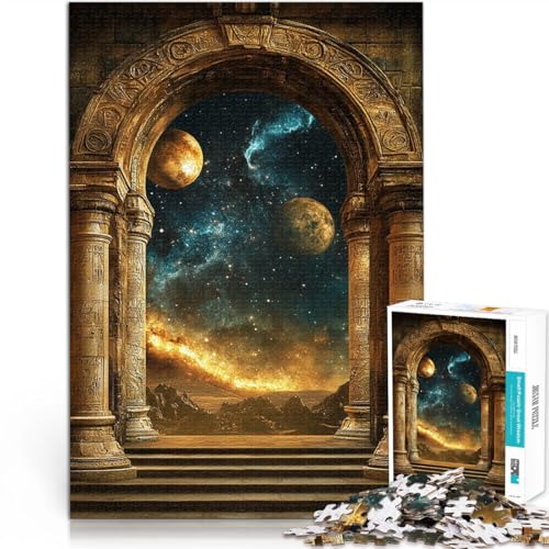 Puzzle für Erwachsene 1000 Teile Altes Tor zu den Sternen Aus Karton ab 14 Jahren Puzzle für Lernspiel zum Geburtstag und Weihnachten。Größe:26x38cm/10.2x14.9Zoll Puzzle für Erwachsene 1000 Teile Altes Tor zu den Sternen Aus Karton ab 14 Jahren Puzzle für Lernspiel zum Geburtstag und Weihnachten。Größe:26x38cm/10.2x14.9Zoll von CHTLIFQ