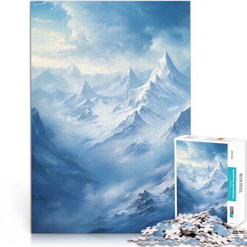 Puzzle für Erwachsene 1000 Teile Berge im Winter Aus Holz Geeignet für Personen ab 14 Jahren Urlaub zu Hause: Zeit totschlagen Geschenke zum 。Größe:50x75cm/19.6x29.5Zoll Puzzle für Erwachsene 1000 Teile Berge im Winter Aus Holz Geeignet für Personen ab 14 Jahren Urlaub zu Hause: Zeit totschlagen Geschenke zum 。Größe:50x75cm/19.6x29.5Zoll von CHTLIFQ