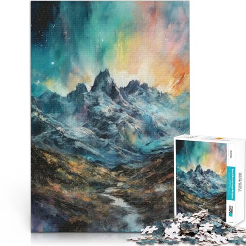 Puzzle für Erwachsene 1000 Teile Berglandschaft Aus Karton ab 14 Jahren Lernspiel Verbesserung der Liebe zwischen Paaren。Größe:26x38cm/10.2x14.9Zoll Puzzle für Erwachsene 1000 Teile Berglandschaft Aus Karton ab 14 Jahren Lernspiel Verbesserung der Liebe zwischen Paaren。Größe:26x38cm/10.2x14.9Zoll von CHTLIFQ