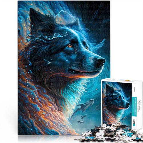 Puzzle für Erwachsene 1000 Teile Border Collie Hund Aus Holz ab 14 Jahren Anspruchsvolles Spiel und Familienspiel tolles Größe:50x75cm/19.6x29.5Zoll Puzzle für Erwachsene 1000 Teile Border Collie Hund Aus Holz ab 14 Jahren Anspruchsvolles Spiel und Familienspiel tolles Größe:50x75cm/19.6x29.5Zoll von CHTLIFQ