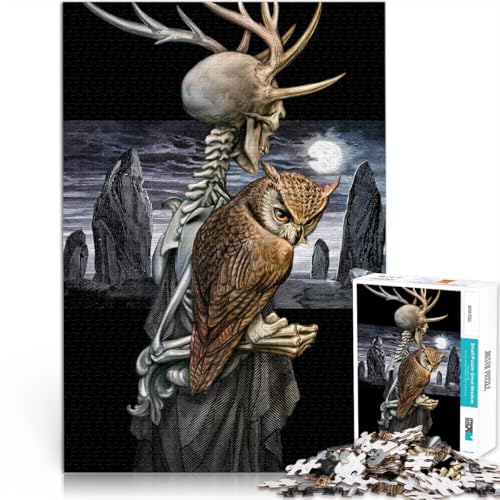 Puzzle für Erwachsene 1000 Teile Cernunnacht Aus Karton ab 14 Jahren Denksportaufgabe-Spiel Spiele Spielzeug Geschenk。Größe:26x38cm/10.2x14.9Zoll Puzzle für Erwachsene 1000 Teile Cernunnacht Aus Karton ab 14 Jahren Denksportaufgabe-Spiel Spiele Spielzeug Geschenk。Größe:26x38cm/10.2x14.9Zoll von CHTLIFQ