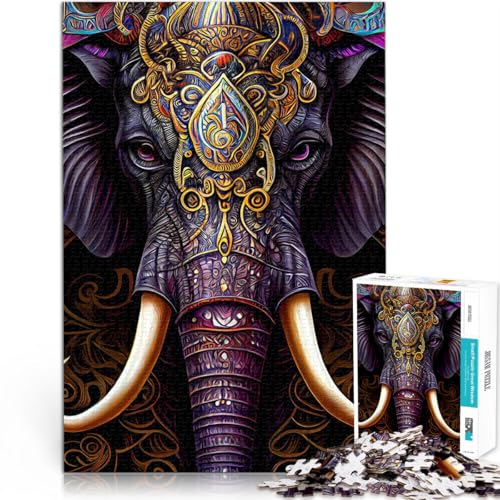 Puzzle für Erwachsene 1000 Teile Elefant Aus Karton ab 14 Jahren Familienspiel für und EIN Kunstwerk。Größe:26x38cm/10.2x14.9Zoll Puzzle für Erwachsene 1000 Teile Elefant Aus Karton ab 14 Jahren Familienspiel für und EIN Kunstwerk。Größe:26x38cm/10.2x14.9Zoll von CHTLIFQ