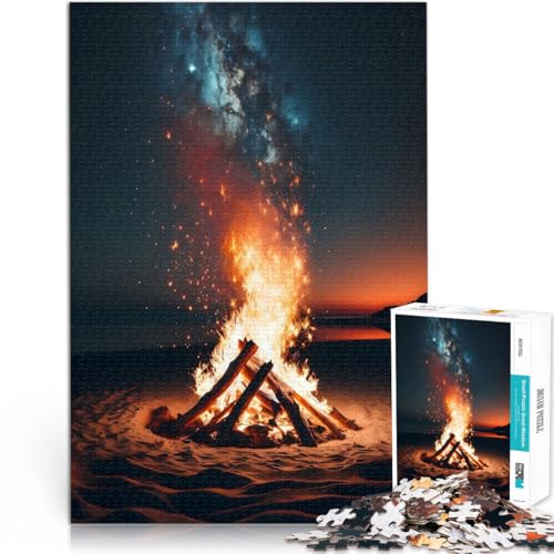 Puzzle für Erwachsene 1000 Teile Feuer Aus Holz ab 14 Jahren Lernspielzeug-Herausforderung Tolle Geschenke und Spielzeuge。Größe:50x75cm/19.6x29.5Zoll Puzzle für Erwachsene 1000 Teile Feuer Aus Holz ab 14 Jahren Lernspielzeug-Herausforderung Tolle Geschenke und Spielzeuge。Größe:50x75cm/19.6x29.5Zoll von CHTLIFQ