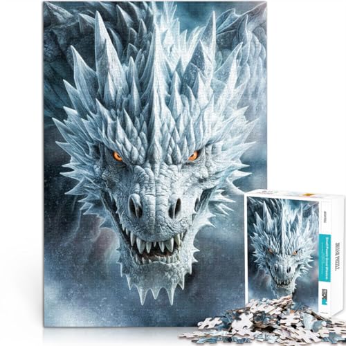 Puzzle für Erwachsene 1000 Teile Frostfeuerdrache Aus Karton für Kinder ab 14 Jahren Familienspiel für und EIN Kunstwerk。Größe:26x38cm/10.2x14.9Zoll Puzzle für Erwachsene 1000 Teile Frostfeuerdrache Aus Karton für Kinder ab 14 Jahren Familienspiel für und EIN Kunstwerk。Größe:26x38cm/10.2x14.9Zoll von CHTLIFQ