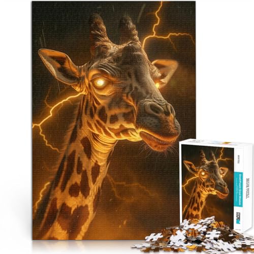 Puzzle für Erwachsene 1000 Teile Gruselige Fantasy-Giraffe Aus Karton ab 14 Jahren Anti-Stress-Spielzeug Tolle Geschenke und Spielzeuge。Größe:26x38cm/10.2x14.9Zoll Puzzle für Erwachsene 1000 Teile Gruselige Fantasy-Giraffe Aus Karton ab 14 Jahren Anti-Stress-Spielzeug Tolle Geschenke und Spielzeuge。Größe:26x38cm/10.2x14.9Zoll von CHTLIFQ