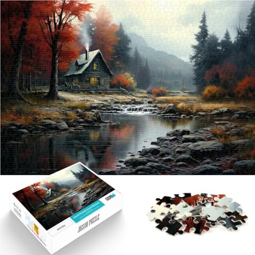 Puzzle für Erwachsene 1000 Teile Herbstlandschaft Aus Holz Geeignet für Kinder ab 14 Jahren Familienaktivitäten Geburtstagsgeschenk。Größe:50x75cm/19.6x29.5Zoll Puzzle für Erwachsene 1000 Teile Herbstlandschaft Aus Holz Geeignet für Kinder ab 14 Jahren Familienaktivitäten Geburtstagsgeschenk。Größe:50x75cm/19.6x29.5Zoll von CHTLIFQ