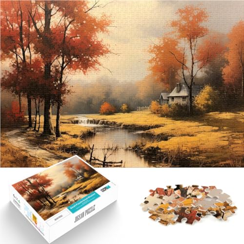 Puzzle für Erwachsene 1000 Teile Herbstlandschaft Aus Karton für und ab 14 Jahren Wanddekoration Weihnachtsgeburtstagsgeschenk。Größe:26x38cm/10.2x14.9Zoll Puzzle für Erwachsene 1000 Teile Herbstlandschaft Aus Karton für und ab 14 Jahren Wanddekoration Weihnachtsgeburtstagsgeschenk。Größe:26x38cm/10.2x14.9Zoll von CHTLIFQ