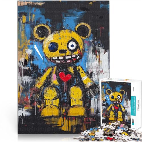 Puzzle für Erwachsene 1000 Teile Hier, Teddy Aus Holz ab 14 Jahren Intellektuelles Spiel Geschenk zum Geburtstag。Größe:50x75cm/19.6x29.5Zoll Puzzle für Erwachsene 1000 Teile Hier, Teddy Aus Holz ab 14 Jahren Intellektuelles Spiel Geschenk zum Geburtstag。Größe:50x75cm/19.6x29.5Zoll von CHTLIFQ