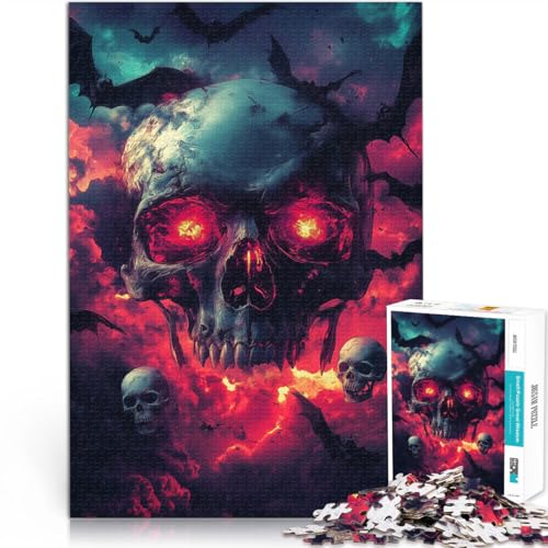 Puzzle für Erwachsene 1000 Teile Horror-Skelett Aus Holz ab 14 Jahren Stressabbau Schwierige Herausforderung Geschenk zum Geburtstag。Größe:50x75cm/19.6x29.5Zoll Puzzle für Erwachsene 1000 Teile Horror-Skelett Aus Holz ab 14 Jahren Stressabbau Schwierige Herausforderung Geschenk zum Geburtstag。Größe:50x75cm/19.6x29.5Zoll von CHTLIFQ