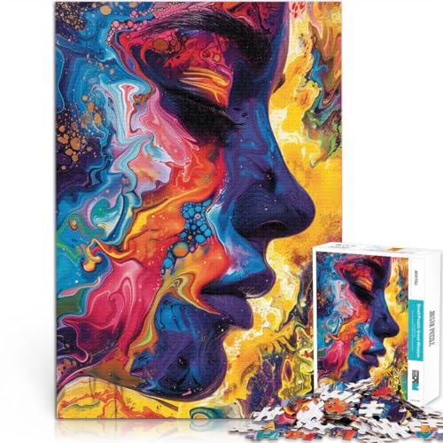 Puzzle für Erwachsene 1000 Teile Ihr Gesicht Aus Holz für und ab 14 Jahren lustige Spiele für die ganze Familie tolles Größe:50x75cm/19.6x29.5Zoll Puzzle für Erwachsene 1000 Teile Ihr Gesicht Aus Holz für und ab 14 Jahren lustige Spiele für die ganze Familie tolles Größe:50x75cm/19.6x29.5Zoll von CHTLIFQ