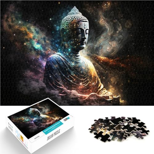 Puzzle für Erwachsene 1000 Teile Japanischer meditierender Buddha Aus Holz ab 14 Jahren Präzisionsschneiden Geschenk zum Geburtstag。Größe:50x75cm/19.6x29.5Zoll Puzzle für Erwachsene 1000 Teile Japanischer meditierender Buddha Aus Holz ab 14 Jahren Präzisionsschneiden Geschenk zum Geburtstag。Größe:50x75cm/19.6x29.5Zoll von CHTLIFQ