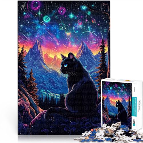 Puzzle für Erwachsene 1000 Teile Katzengalaxie~ Aus Karton für Kinder ab 14 Jahren Familienspiel für und EIN Kunstwerk。Größe:26x38cm/10.2x14.9Zoll Puzzle für Erwachsene 1000 Teile Katzengalaxie~ Aus Karton für Kinder ab 14 Jahren Familienspiel für und EIN Kunstwerk。Größe:26x38cm/10.2x14.9Zoll von CHTLIFQ