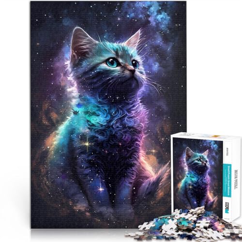 Puzzle für Erwachsene 1000 Teile Kosmisches Weltraumkätzchen Aus Karton ab 14 Jahren Kunstwerk Schwierige Harte Geschenke für Frauen Männer。Größe:26x38cm/10.2x14.9Zoll Puzzle für Erwachsene 1000 Teile Kosmisches Weltraumkätzchen Aus Karton ab 14 Jahren Kunstwerk Schwierige Harte Geschenke für Frauen Männer。Größe:26x38cm/10.2x14.9Zoll von CHTLIFQ