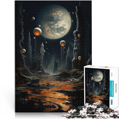 Puzzle für Erwachsene 1000 Teile Kosmos-Kunstwerk Aus Holz ab 14 Jahren Lernspiel Verbesserung der Liebe zwischen Paaren。Größe:50x75cm/19.6x29.5Zoll Puzzle für Erwachsene 1000 Teile Kosmos-Kunstwerk Aus Holz ab 14 Jahren Lernspiel Verbesserung der Liebe zwischen Paaren。Größe:50x75cm/19.6x29.5Zoll von CHTLIFQ