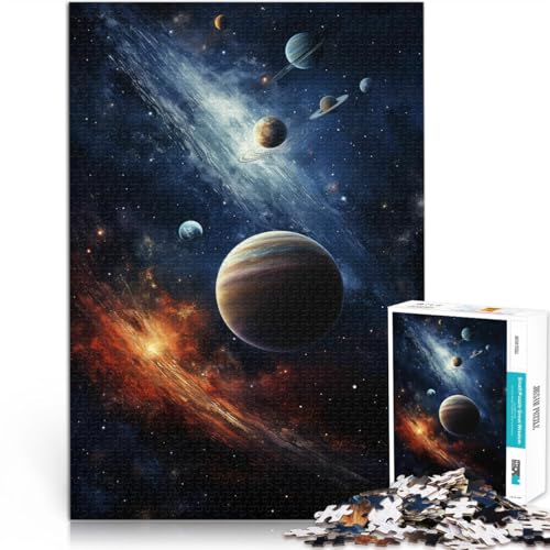 Puzzle für Erwachsene 1000 Teile Kosmos-Kunstwerk Aus Karton für 14+ Trainieren Sie Ihr Gehirn und Ihre Hände Weihnachtsspiel Geschenke。Größe:26x38cm/10.2x14.9Zoll Puzzle für Erwachsene 1000 Teile Kosmos-Kunstwerk Aus Karton für 14+ Trainieren Sie Ihr Gehirn und Ihre Hände Weihnachtsspiel Geschenke。Größe:26x38cm/10.2x14.9Zoll von CHTLIFQ