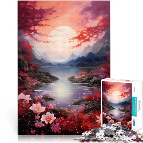 Puzzle für Erwachsene 1000 Teile Landschaftskunst Aus Holz Geeignet für Personen ab 14 Jahren Entspannungsspiele Einzigartige Geburtstags Größe:50x75cm/19.6x29.5Zoll Puzzle für Erwachsene 1000 Teile Landschaftskunst Aus Holz Geeignet für Personen ab 14 Jahren Entspannungsspiele Einzigartige Geburtstags Größe:50x75cm/19.6x29.5Zoll von CHTLIFQ