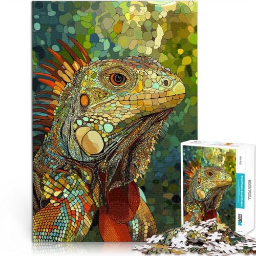 Puzzle für Erwachsene 1000 Teile Leguan-Porträt Aus Karton ab 14 Jahren Denksportaufgabe-Spiel Spiele Spielzeug Geschenk。Größe:38x52cm/14.9x20.4Zoll Puzzle für Erwachsene 1000 Teile Leguan-Porträt Aus Karton ab 14 Jahren Denksportaufgabe-Spiel Spiele Spielzeug Geschenk。Größe:38x52cm/14.9x20.4Zoll von CHTLIFQ