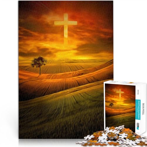 Puzzle für Erwachsene 1000 Teile Lichtkreuz Aus Holz für und ab 14 Jahren Anti-Stress-Lernspielzeug Geburtstagsgeschenk, Geschenke, Wandkunst。Größe:50x75cm/19.6x29.5Zoll Puzzle für Erwachsene 1000 Teile Lichtkreuz Aus Holz für und ab 14 Jahren Anti-Stress-Lernspielzeug Geburtstagsgeschenk, Geschenke, Wandkunst。Größe:50x75cm/19.6x29.5Zoll von CHTLIFQ
