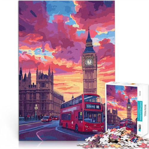 Puzzle für Erwachsene 1000 Teile London Sonnenuntergang Big Ben Aus Holz ab 14 Jahren Lustige Spiele Lustige Aktivitäten für zu Hause, Geburtstagsgeschenke, Reisegeschenke。Größe:50x75cm Puzzle für Erwachsene 1000 Teile London Sonnenuntergang Big Ben Aus Holz ab 14 Jahren Lustige Spiele Lustige Aktivitäten für zu Hause, Geburtstagsgeschenke, Reisegeschenke。Größe:50x75cm von CHTLIFQ