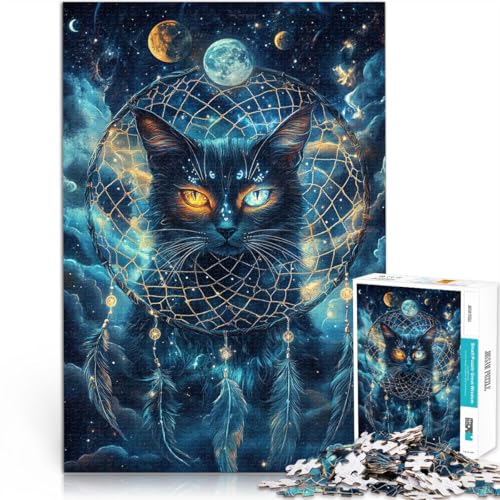 Puzzle für Erwachsene 1000 Teile Magische Katze~ Aus Karton ab 14 Jahren DIY-Lernspiele ganze Familie eignet。Größe:26x38cm/10.2x14.9Zoll Puzzle für Erwachsene 1000 Teile Magische Katze~ Aus Karton ab 14 Jahren DIY-Lernspiele ganze Familie eignet。Größe:26x38cm/10.2x14.9Zoll von CHTLIFQ