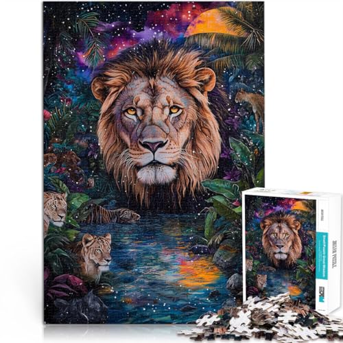 Puzzle für Erwachsene 1000 Teile Majestätischer Löwe Aus Karton Geeignet für Kinder ab 14 Jahren Pädagogisches Spielzeug zum Lernen Geschenke für Freunde und Familie。Größe:26x38cm/10.2x14.9Zoll Puzzle für Erwachsene 1000 Teile Majestätischer Löwe Aus Karton Geeignet für Kinder ab 14 Jahren Pädagogisches Spielzeug zum Lernen Geschenke für Freunde und Familie。Größe:26x38cm/10.2x14.9Zoll von CHTLIFQ