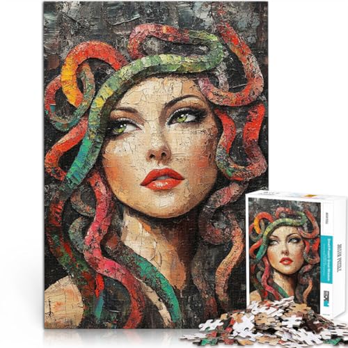 Puzzle für Erwachsene 1000 Teile Medusa mit Schlangen Aus Holz für Kinder ab 14 Jahren Stressabbau-Spielzeug Geburtstagsgeschenk。Größe:50x75cm/19.6x29.5Zoll Puzzle für Erwachsene 1000 Teile Medusa mit Schlangen Aus Holz für Kinder ab 14 Jahren Stressabbau-Spielzeug Geburtstagsgeschenk。Größe:50x75cm/19.6x29.5Zoll von CHTLIFQ