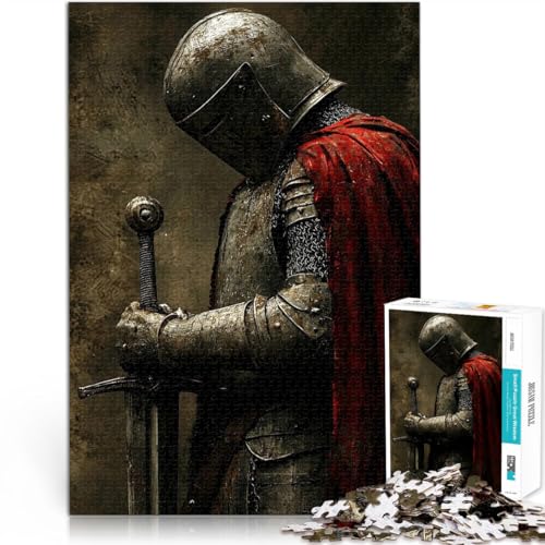 Puzzle für Erwachsene 1000 Teile Mittelalterlicher Ritter in Rüstung Aus Holz ab 14 Jahren Praktisches Spiel Weihnachtsspiel Geschenke für Frauen。Größe:50x75cm/19.6x29.5Zoll Puzzle für Erwachsene 1000 Teile Mittelalterlicher Ritter in Rüstung Aus Holz ab 14 Jahren Praktisches Spiel Weihnachtsspiel Geschenke für Frauen。Größe:50x75cm/19.6x29.5Zoll von CHTLIFQ