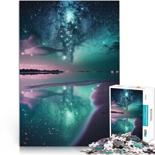 Puzzle für Erwachsene 1000 Teile Mystische Gewässer Aus Holz ab 14 Jahren lustige Spiele für die ganze Familie tolles Größe:50x75cm/19.6x29.5Zoll Puzzle für Erwachsene 1000 Teile Mystische Gewässer Aus Holz ab 14 Jahren lustige Spiele für die ganze Familie tolles Größe:50x75cm/19.6x29.5Zoll von CHTLIFQ