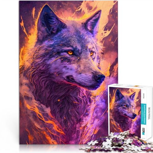 Puzzle für Erwachsene 1000 Teile Nebelwolf Aus Holz für Kinder ab 14 Jahren Herausforderndes Spiel Spiele Spielzeug Geschenk。Größe:50x75cm/19.6x29.5Zoll Puzzle für Erwachsene 1000 Teile Nebelwolf Aus Holz für Kinder ab 14 Jahren Herausforderndes Spiel Spiele Spielzeug Geschenk。Größe:50x75cm/19.6x29.5Zoll von CHTLIFQ