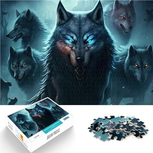 Puzzle für Erwachsene 1000 Teile Nordischer Wolf Aus Karton ab 14 Jahren Familienaktivitäten Geburtstagsgeschenk。Größe:26x38cm/10.2x14.9Zoll Puzzle für Erwachsene 1000 Teile Nordischer Wolf Aus Karton ab 14 Jahren Familienaktivitäten Geburtstagsgeschenk。Größe:26x38cm/10.2x14.9Zoll von CHTLIFQ