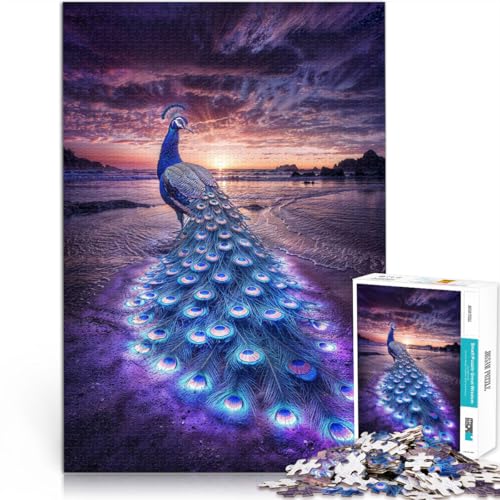 Puzzle für Erwachsene 1000 Teile Pfauenparadies Aus Karton für Kinder ab 14 Jahren Anspruchsvoll, Aber lustig und humorvoll Tolles Geschenk。Größe:26x38cm/10.2x14.9Zoll Puzzle für Erwachsene 1000 Teile Pfauenparadies Aus Karton für Kinder ab 14 Jahren Anspruchsvoll, Aber lustig und humorvoll Tolles Geschenk。Größe:26x38cm/10.2x14.9Zoll von CHTLIFQ