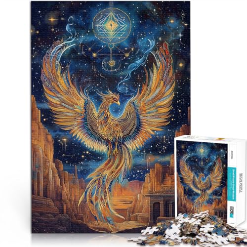 Puzzle für Erwachsene 1000 Teile Phönix-Totem Aus Karton ab 14 Jahren für die Heimdekoration Geschenkideen。Größe:38x52cm/14.9x20.4Zoll Puzzle für Erwachsene 1000 Teile Phönix-Totem Aus Karton ab 14 Jahren für die Heimdekoration Geschenkideen。Größe:38x52cm/14.9x20.4Zoll von CHTLIFQ