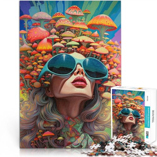 Puzzle für Erwachsene 1000 Teile Psychedelische Kunst Aus Karton für Kinder ab 14 Jahren Heimdekoration Tolle Geschenke und Spielzeuge。Größe:38x52cm/14.9x20.4Zoll Puzzle für Erwachsene 1000 Teile Psychedelische Kunst Aus Karton für Kinder ab 14 Jahren Heimdekoration Tolle Geschenke und Spielzeuge。Größe:38x52cm/14.9x20.4Zoll von CHTLIFQ